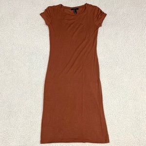 Forever 21 Bodycon Midi Dress-Size S